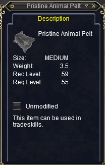 Pristine Animal Pelt
